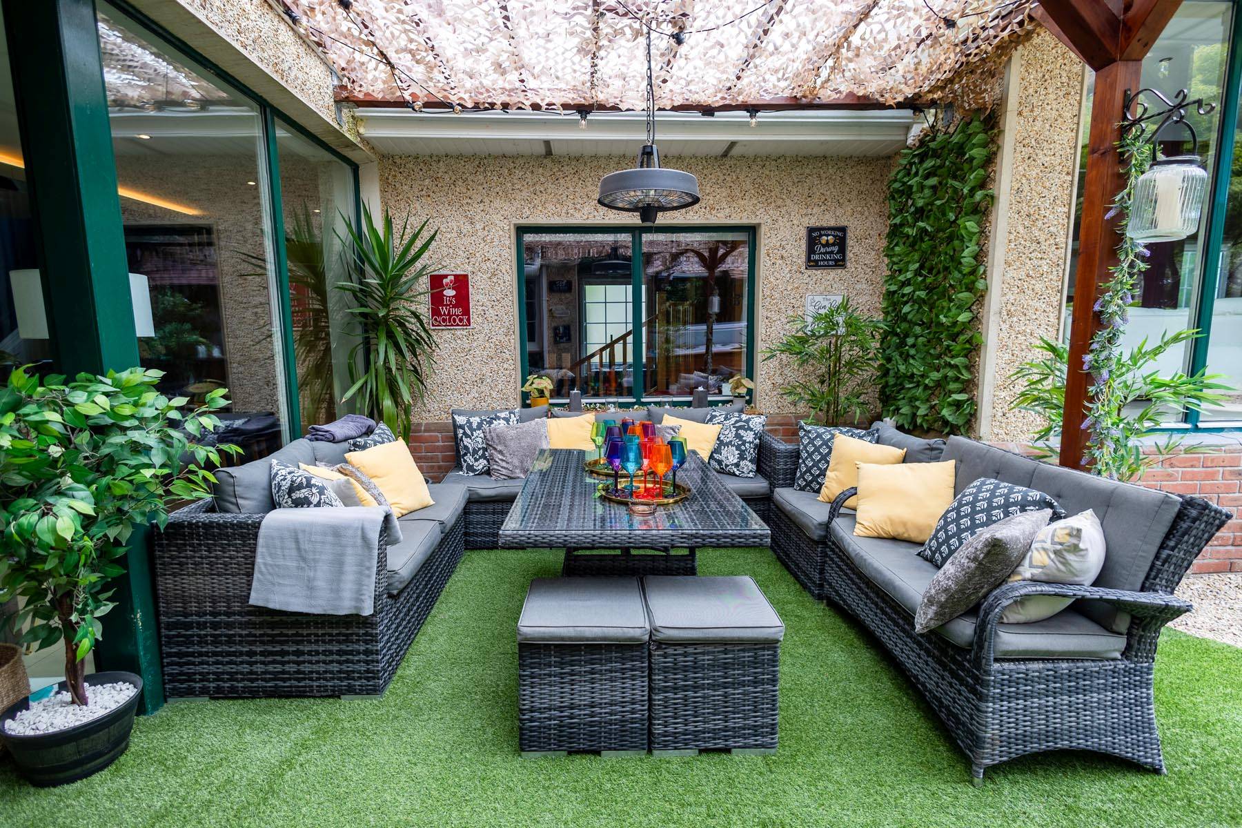 Cinema room at Glebewood House