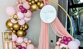 Celebration balloon display